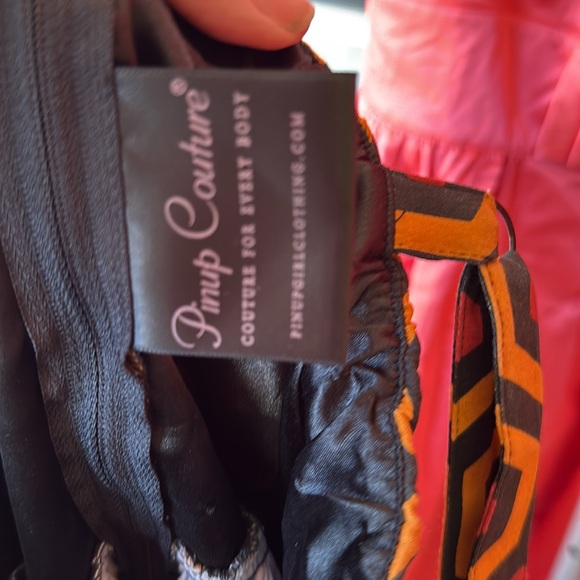 Pinup Couture The Shining pattern Midi Sundress - Picture 2 of 2